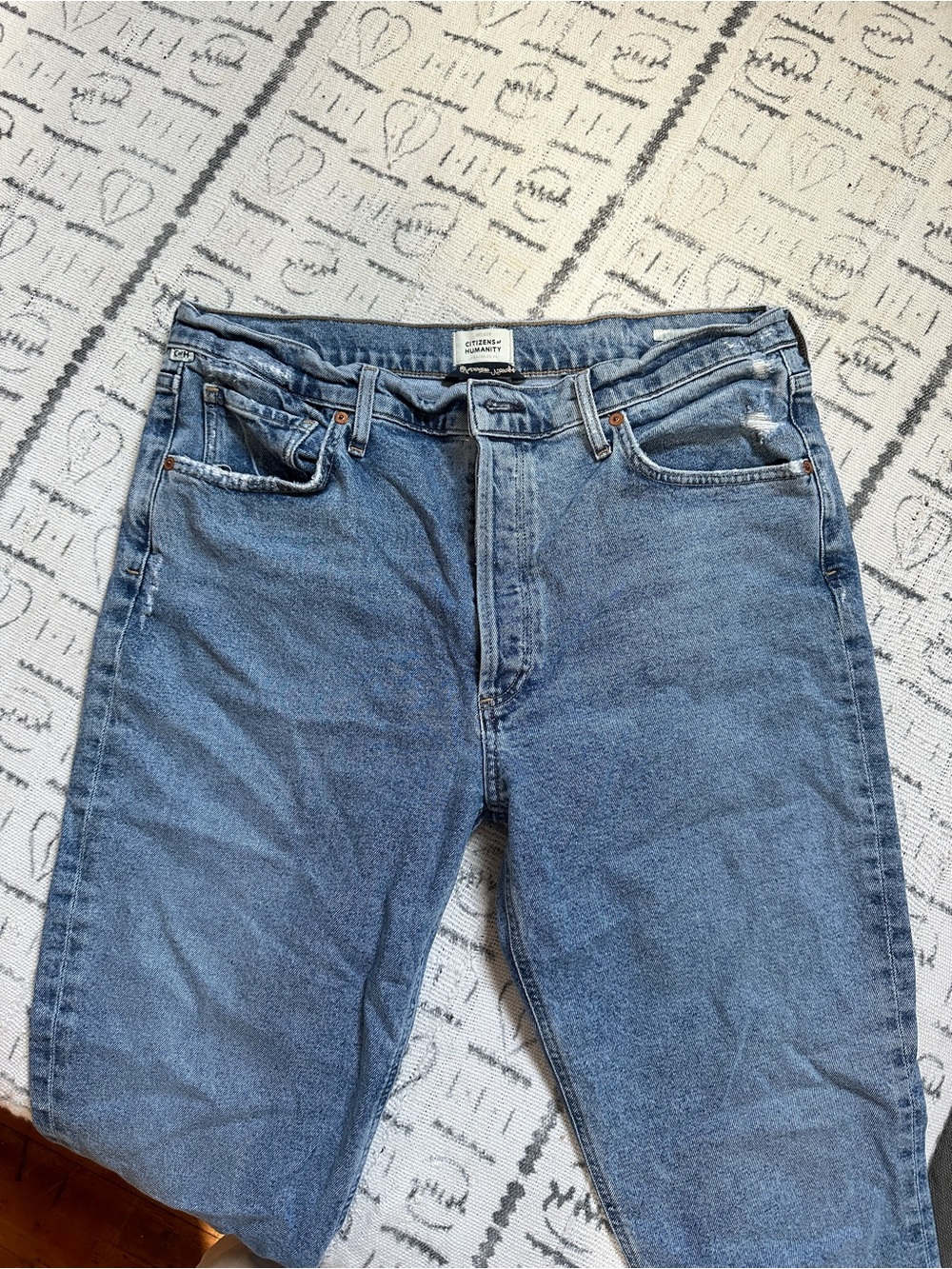 Citizens Of Humanity Light Blue Boyfriend Jeans